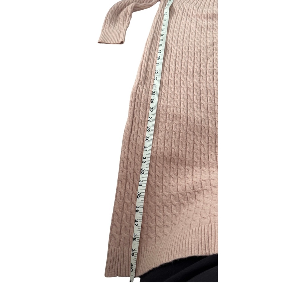 Chic Long Sleeve Knit Dress in Soft Pink - Picture 13 of 13